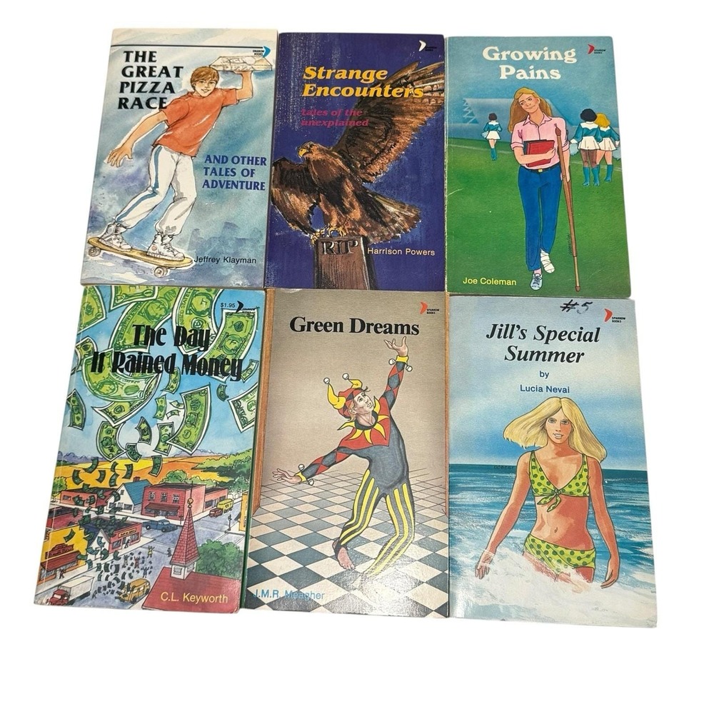Vintage Watermill Press Paperback Lot of 6‎ Teen Youth Fiction 1970s 1980s